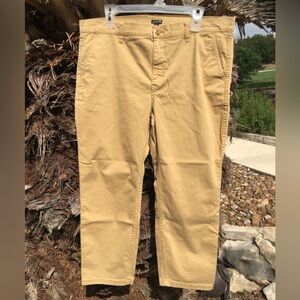 J.CREW Ankle Chinos - Brushed twill